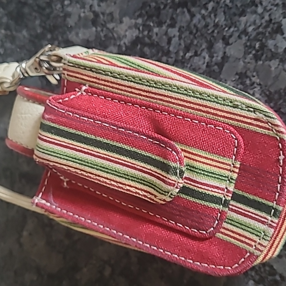 Longaberger Striped ID/Hand Sanitizer Holder - Picture 6 of 13